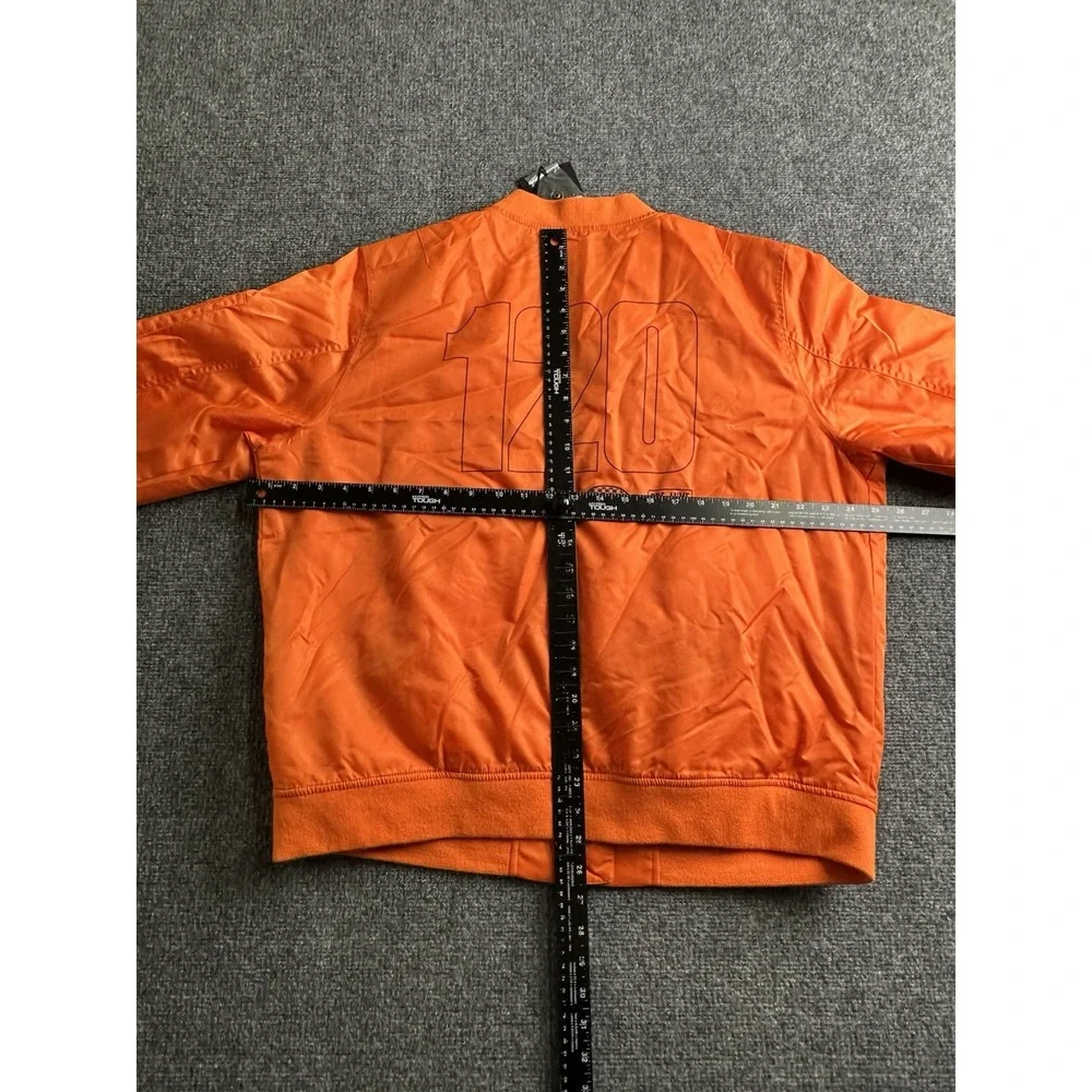 Womens 2023 Harley-Davidson 120th Anniversary Bomber Jacket Orange NWT, Size XL